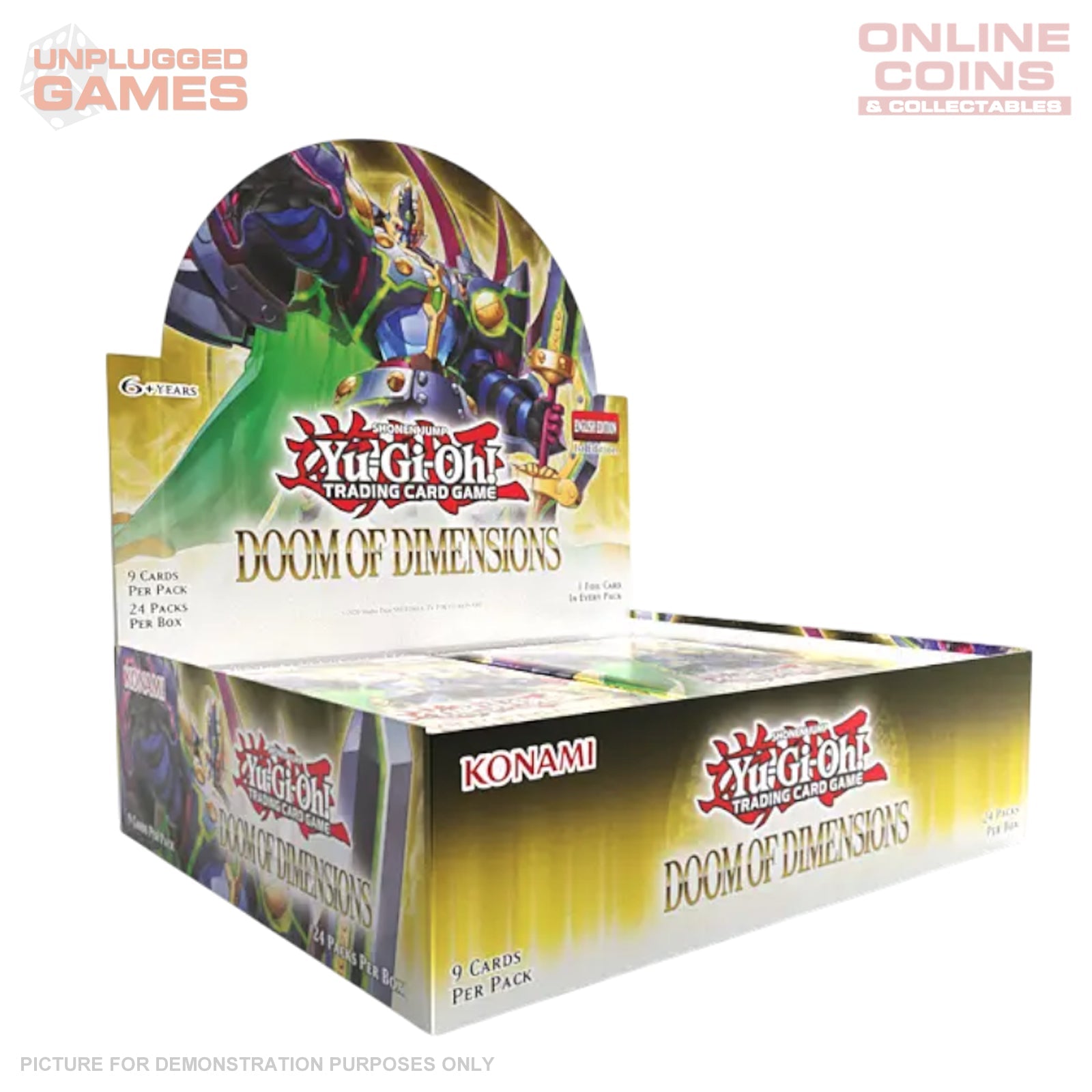 Yu-Gi-Oh! - Doom of Dimensions SEALED Booster Box (24 Packs)